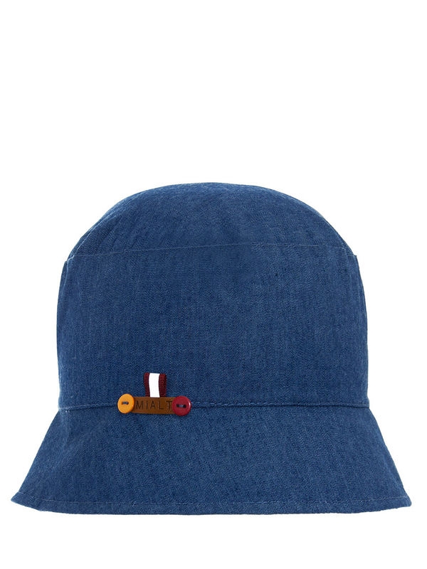 Панама для мальчика Перелом панама, Миалт джинсовый - Панамки детские