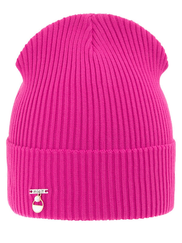 Шапка для девочки Богема, Миалт фуксия, весна-осень - Для девочек весна-осень