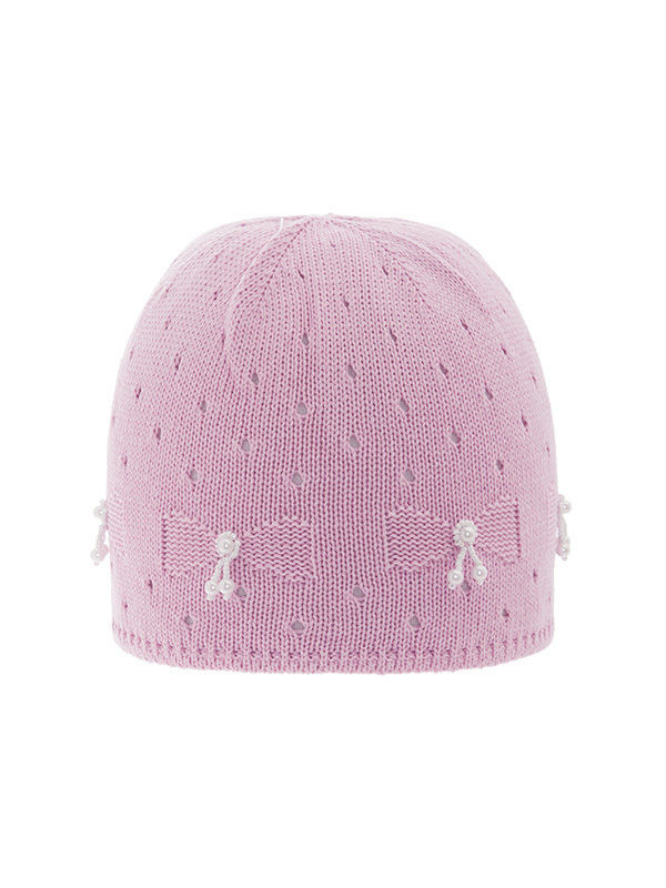 Шапка для девочки Маленькая леди, Миалт розовый - Для девочек весна-осень