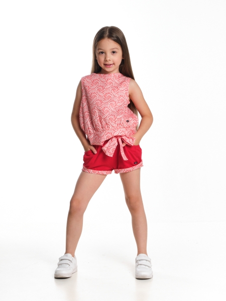 Комплект одежды для девочек Mini Maxi, модель 3262/4716, цвет красный/мультиколор - Комплекты летние