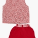 Комплект одежды для девочек Mini Maxi, модель 3262/4716, цвет красный/мультиколор