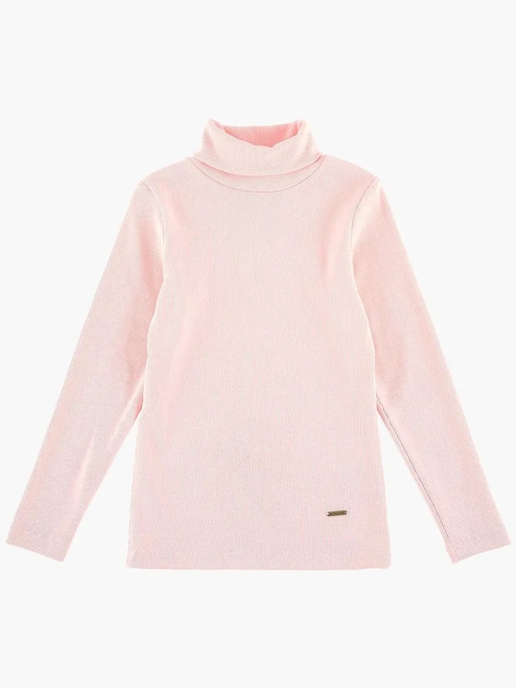 Водолазка для девочек Mini Maxi, модель 2187, цвет кремовый/розовый - Водолазки для девочек