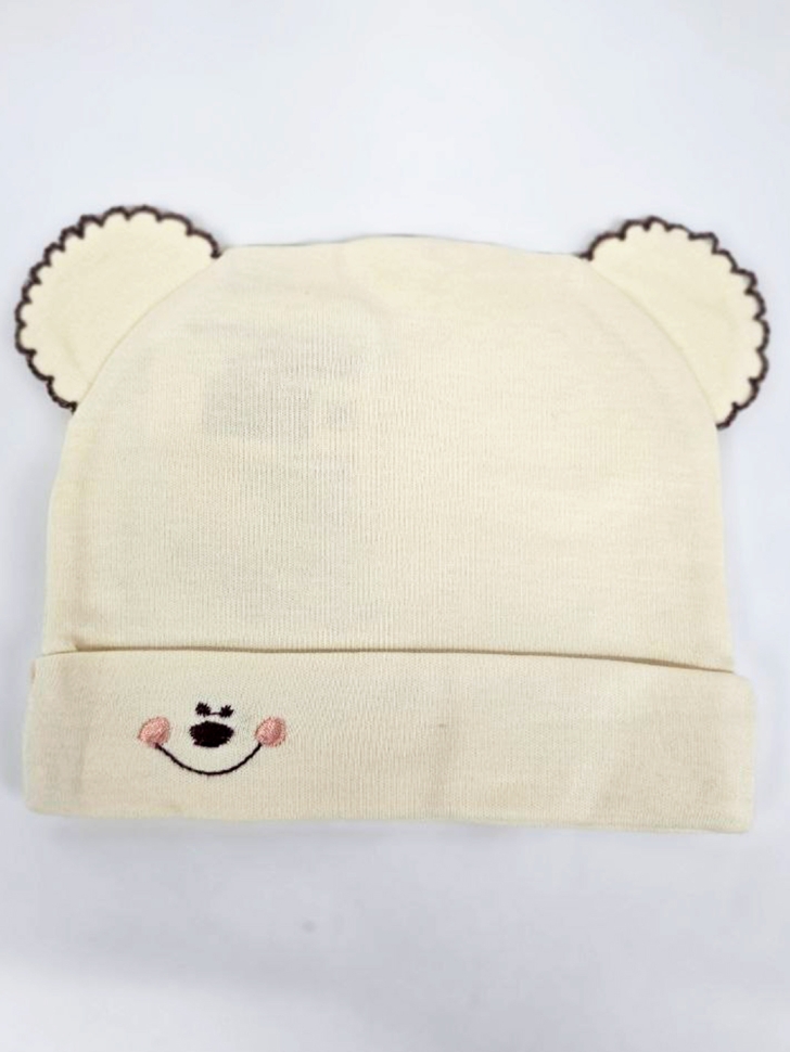 Шапочка для новорожденных Мишка мой - Чепчики и шапочки