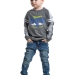 Лонгслив для мальчиков Mini Maxi, модель 4125, цвет графит