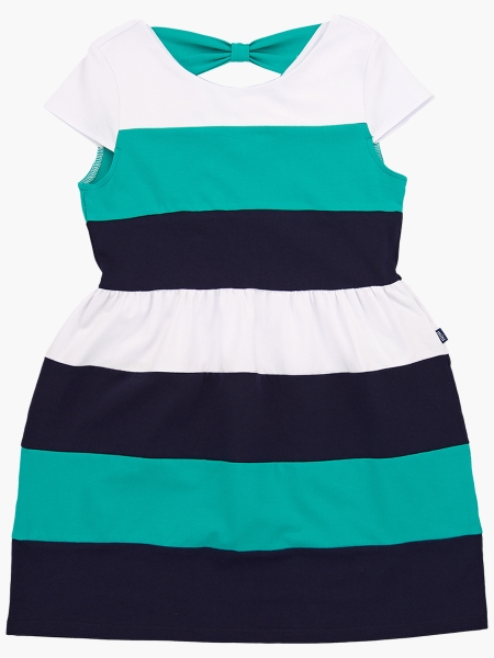 Платье для девочек Mini Maxi, модель 2830, цвет бирюзовый - Платья для девочек с коротким рукавом