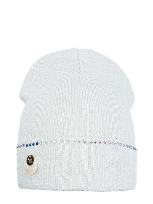 Шапка для девочки Регата, Миалт белый, весна-осень