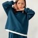 Спортивный костюм для девочки БУШОН SP10, цвет темно-зеленый