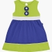 Платье для девочек Mini Maxi, модель 3165, цвет салатовый/синий