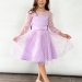 Платье для девочки нарядное БУШОН ST58, отделка фатин, цвет сиреневый