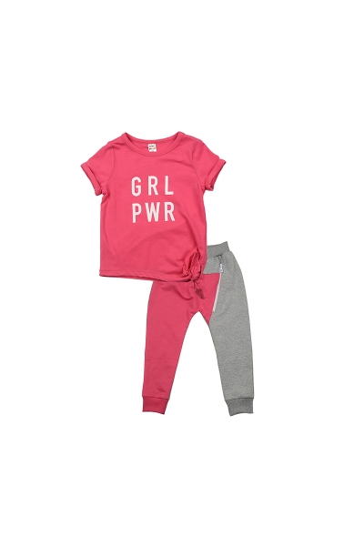 Комплект одежды для девочек Mini Maxi, модель 4436/4437, цвет малиновый - Комплекты летние