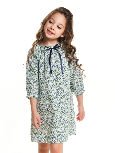 Платье для девочек Mini Maxi, модель 6237, цвет мультиколор/мультиколор - Платья для девочек с длинным рукавом