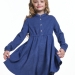 Платье для девочек Mini Maxi, модель 7788, цвет серый/синий