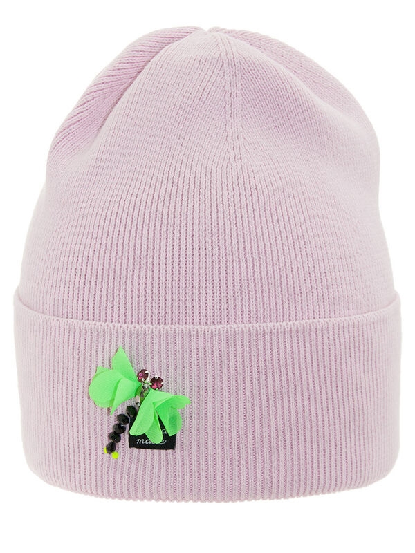 Шапка для девочки Суфле, Миалт сиренево-розовый, весна-осень - Для девочек весна-осень