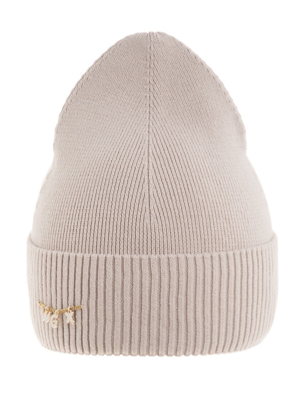 Шапка для девочки Исключение, Миалт бежево-розовый, весна-осень - Для девочек весна-осень