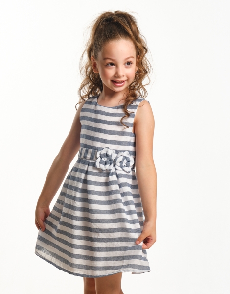 Платье для девочек Mini Maxi, модель 6559, цвет синий - Платья для девочек с коротким рукавом