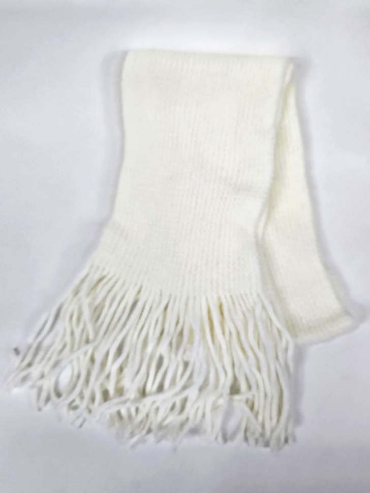 Шарф детский CWZ 01(1) белый - Манишки детские