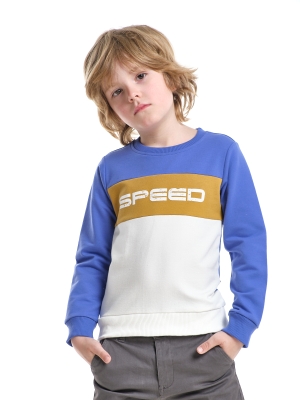 Свитшот для мальчиков Mini Maxi, модель 2471, цвет синий