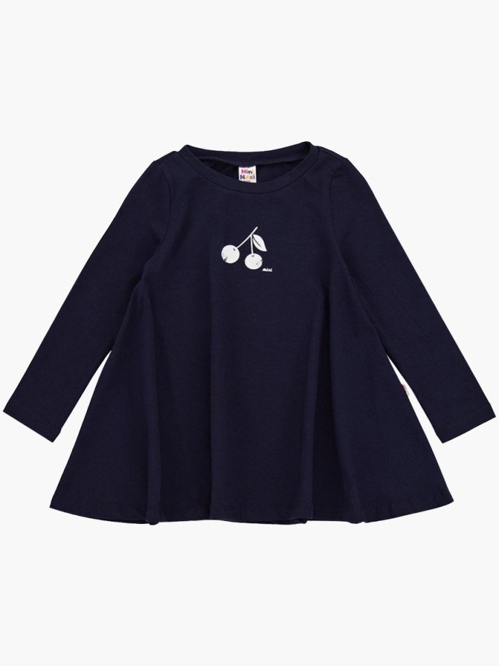 Платье для девочек Mini Maxi, модель 2581, цвет синий - Платья для девочек с длинным рукавом