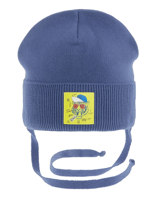 Шапка для мальчика Jungle, Миалт джинсовый, весна-осень - Шапки весна-осень
