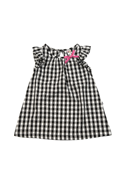 Платье для девочек Mini Maxi, модель 1938, цвет клетка - Платья для девочек с коротким рукавом