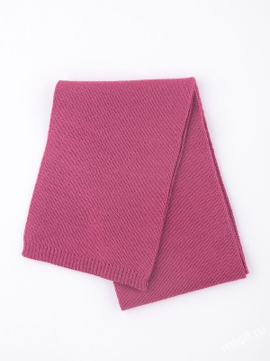 Шарф F947, Миалт темно-розовый, зима