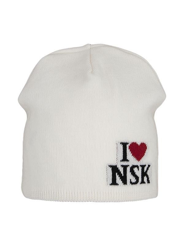 Шапка Города России, Миалт nsk/белый, весна-осень - Для девочек весна-осень