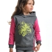 Толстовка для девочек Mini Maxi, модель 3745, цвет графит
