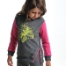 Толстовка для девочек Mini Maxi, модель 3745, цвет графит
