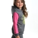 Толстовка для девочек Mini Maxi, модель 3745, цвет графит