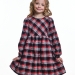 Платье для девочек Mini Maxi, модель 7787, цвет синий/красный/клетка