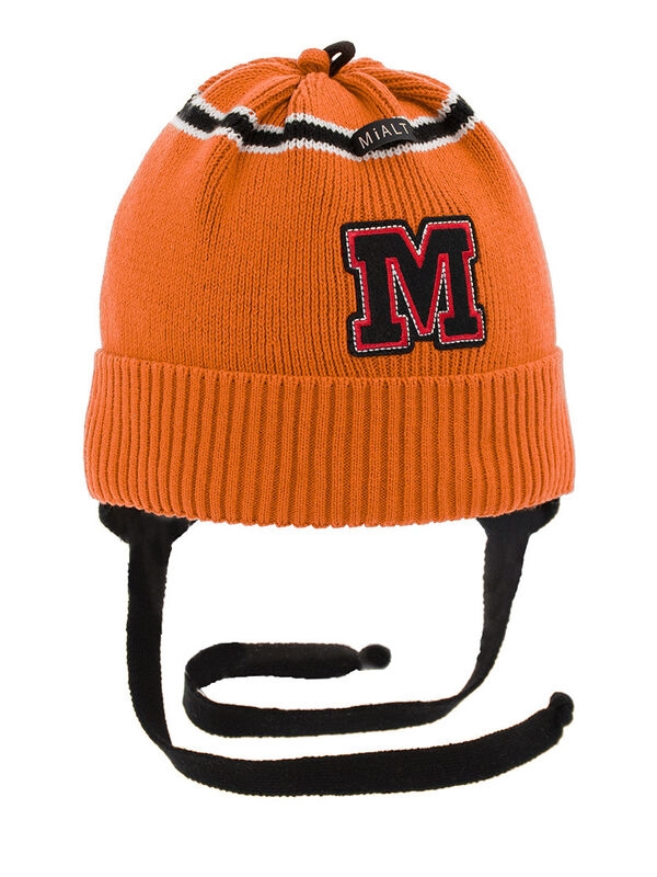 Шапка для мальчика Меркурий, Миалт оранжевый, весна-осень - Шапки весна-осень