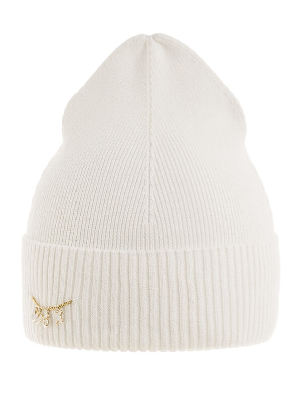 Шапка для девочки Исключение, Миалт белый, весна-осень - Для девочек весна-осень
