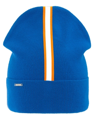 Шапка для девочки Графомания, Миалт ярко-синий, весна-осень