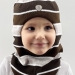 Шапка-шлем зима, скб коричневый+св.коричневый+беж