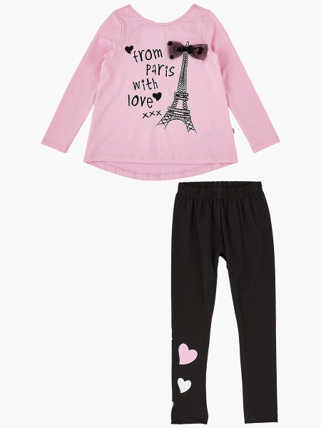 Комплект одежды для девочек Mini Maxi, модель 3699/3700, цвет розовый - Комплекты летние