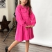 Платье для девочки школьное БУШОН ST73, цвет барби