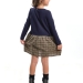 Платье для девочек Mini Maxi, модель 3737, цвет синий/хаки