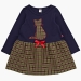 Платье для девочек Mini Maxi, модель 3737, цвет синий/хаки