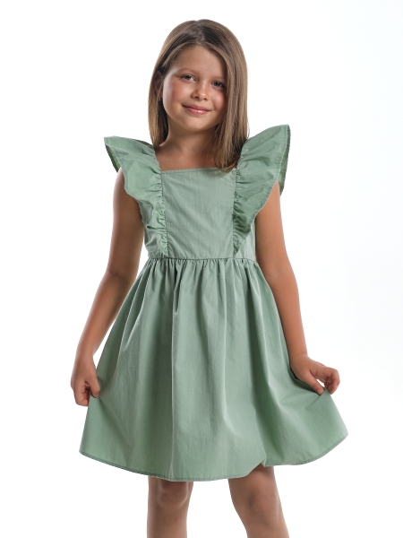 Платье для девочек Mini Maxi, модель 7825, цвет фисташковый - Платья для девочек с коротким рукавом