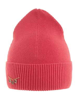 Шапка для девочки Исключение, Миалт светло-красный, весна-осень