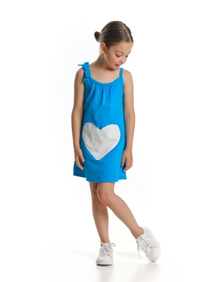 Платье для девочек Mini Maxi, модель 0326, цвет бирюзовый