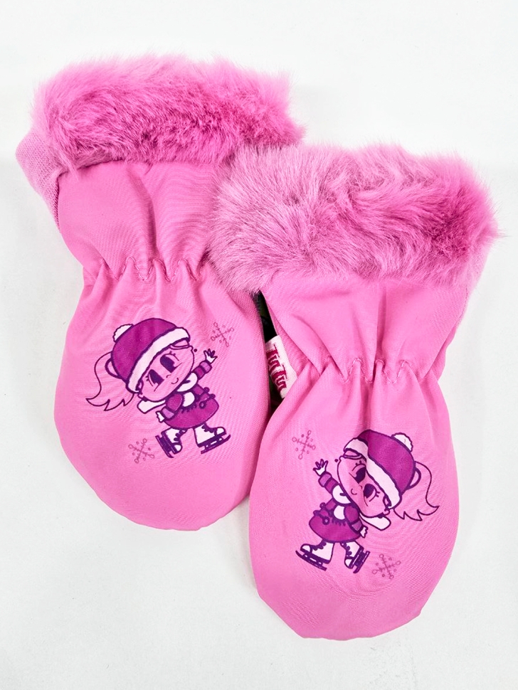 Варежки без пальчика Tutu розовый - Варежки