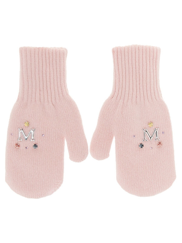 Варежки для девочки Маффин, Миалт светло-розовый - Варежки
