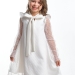 Платье для девочек Mini Maxi, модель 7123, цвет белый/мультиколор