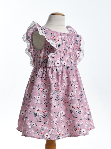 Платье для девочек Mini Maxi, модель 66331, цвет мультиколор - Платья для девочек с коротким рукавом