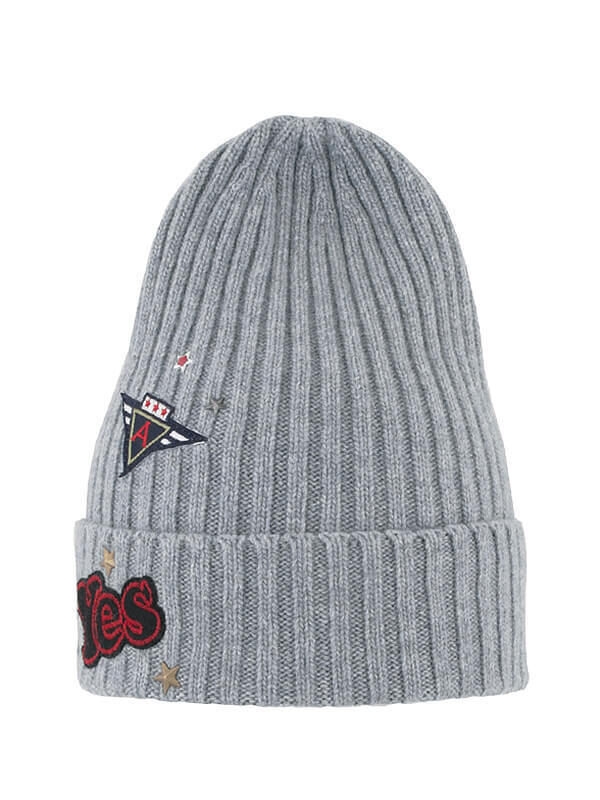 Шапка для мальчика Big yes, Миалт серый, весна-осень - Шапки весна-осень