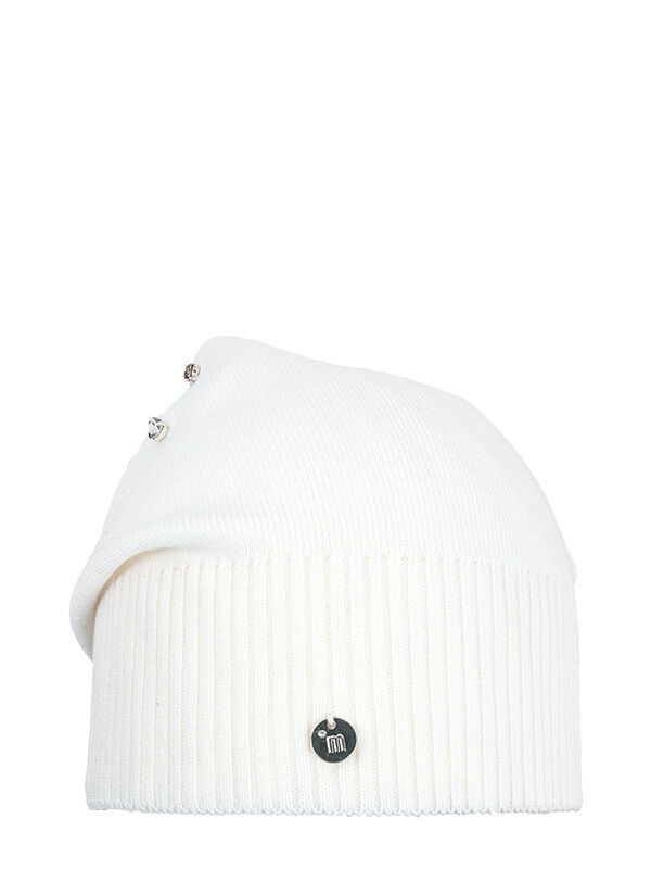 Шапка для девочки Лунный камень, Миалт белый, весна-осень - Для девочек весна-осень