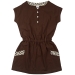 Платье для девочек Mini Maxi, модель 4245, цвет коричневый