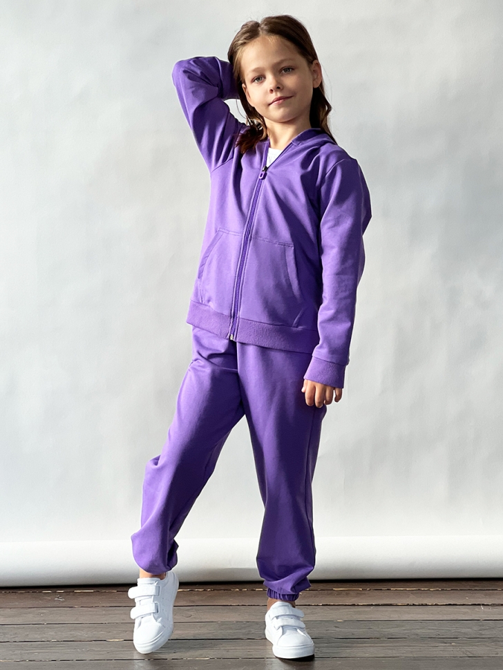 Спортивный костюм для девочки БУШОН SP20, цвет сиреневый - Костюмы спортивные