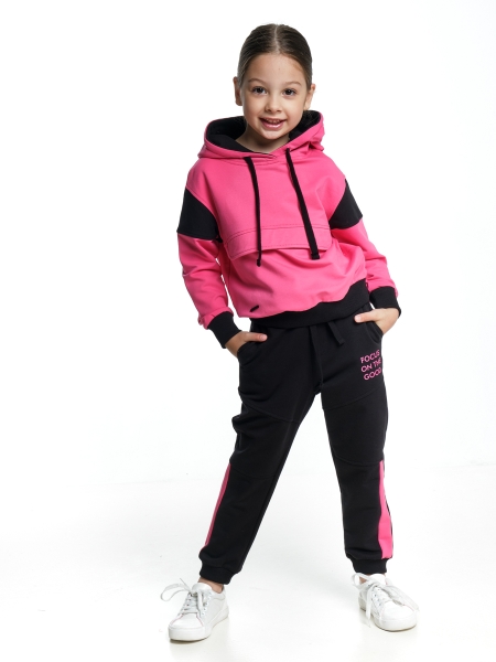 Спортивный костюм для девочек Mini Maxi, модель 7108, цвет малиновый - Костюмы спортивные
